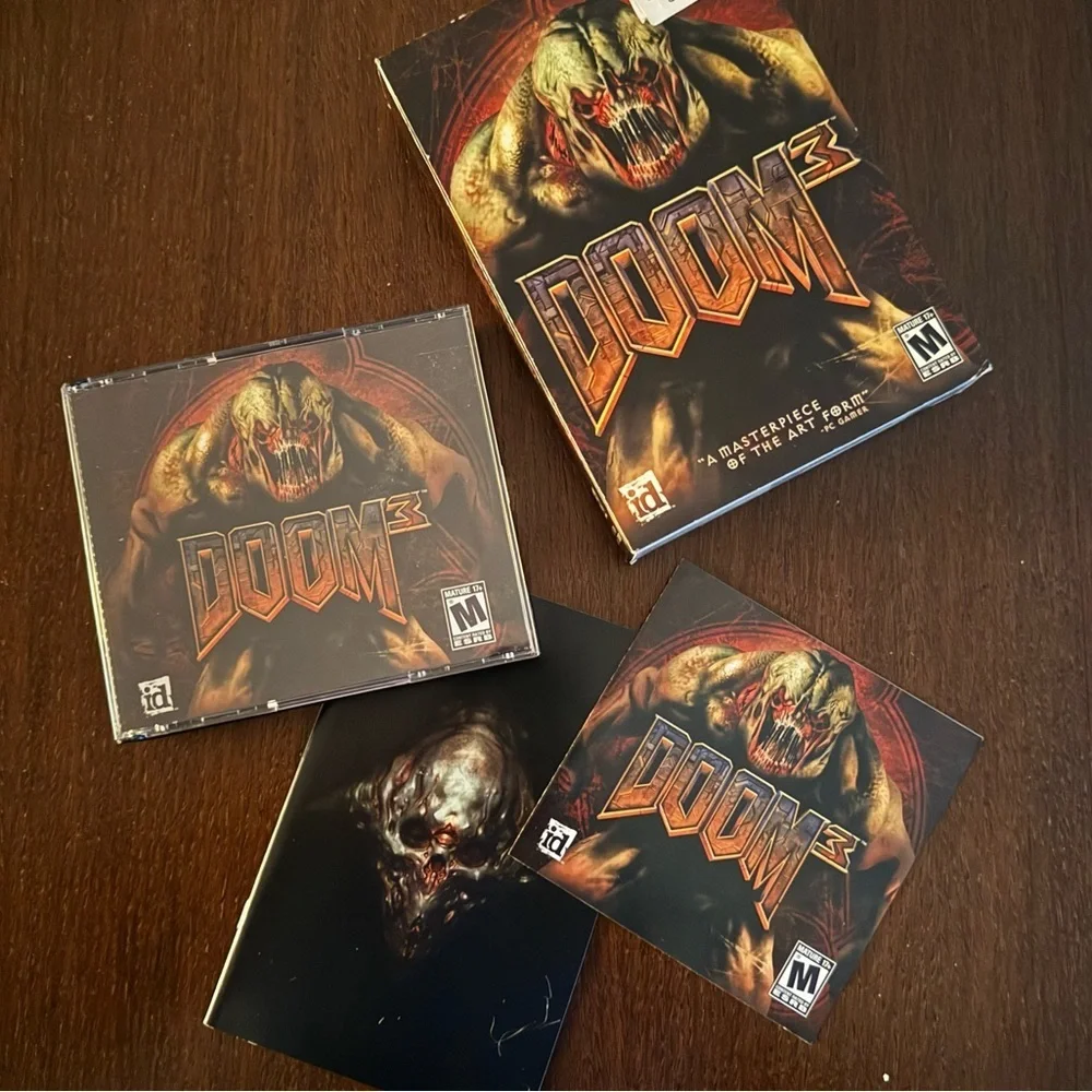 Doom 3 PC 2004 CD ROM Windows Game. In box with booklets